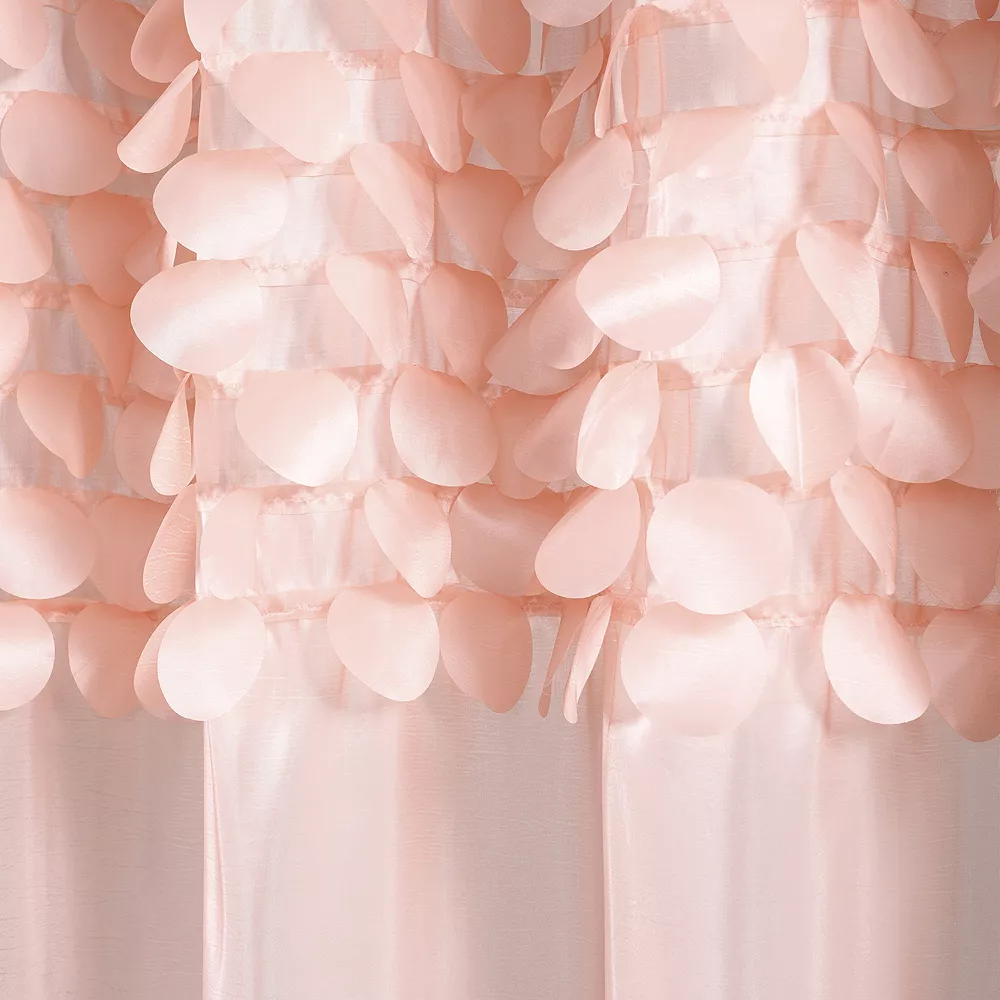 Lush Décor Lush Decor Lillian Fabric Shower Curtain 5 Lush Décor Lush Decor Lillian Fabric Shower Curtain - Image 3