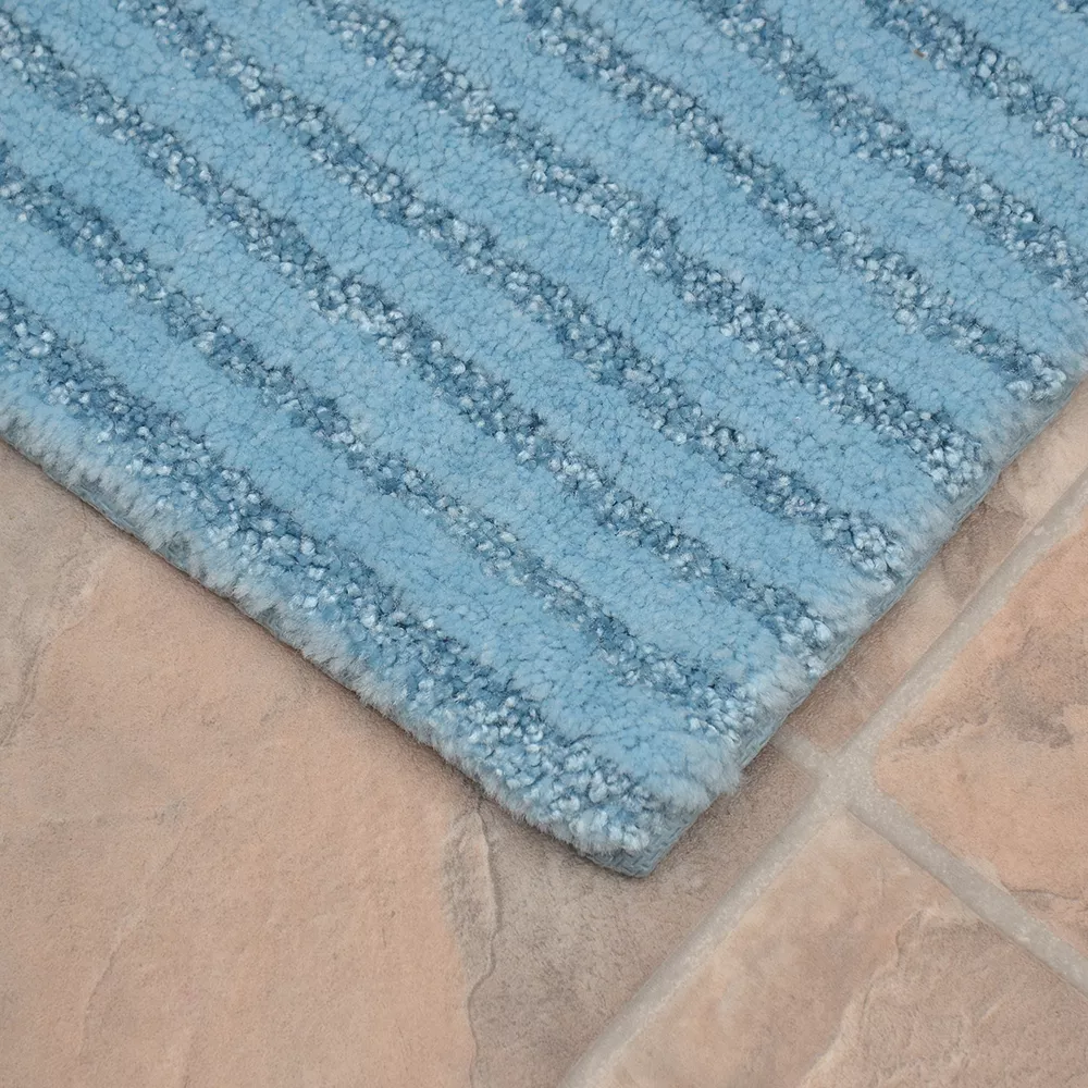 Garland Rug Reflections Plush Striped 3pc Bath Set 6 Garland Rug Reflections Plush Striped 3pc Bath Set - Image 4