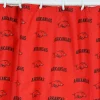 College Covers Arkansas Razorbacks Printed Shower Curtain Cover -Camden Isle Sales Shop 1640046