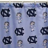 College Covers North Carolina Tar Heels Printed Shower Curtain Cover