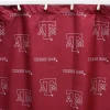 College Covers Texas A&M Aggies Printed Shower Curtain Cover -Camden Isle Sales Shop 1640165