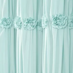 Lush Décor Lush Decor Darla Fabric Shower Curtain -Camden Isle Sales Shop 1682722 ALT3