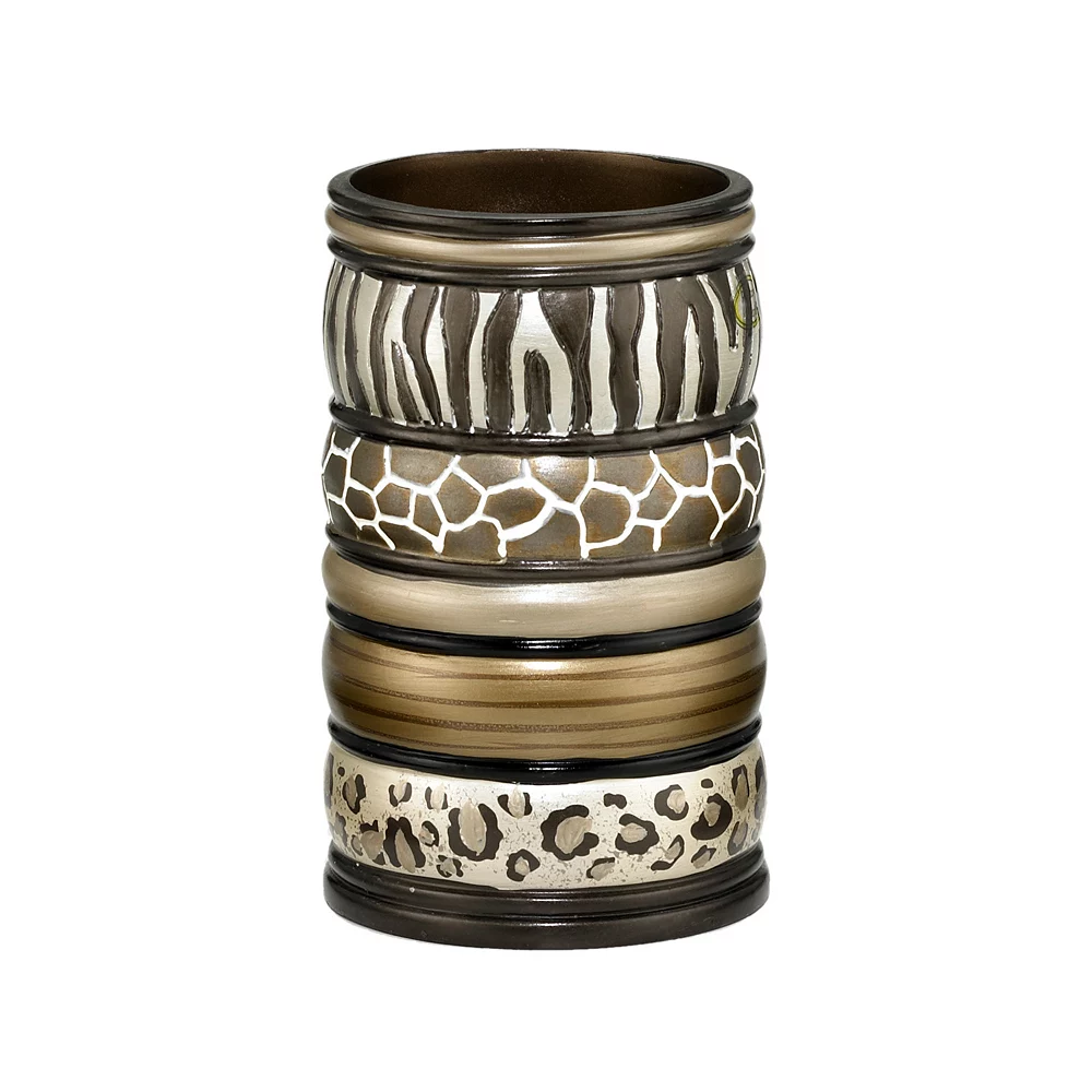 Popular Bath Safari Stripes Tumbler 3 Popular Bath Safari Stripes Tumbler