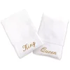 Linum Home Textiles Terry 2-pk. ''King'' & ''Queen'' Hand Towels -Camden Isle Sales Shop 1849507