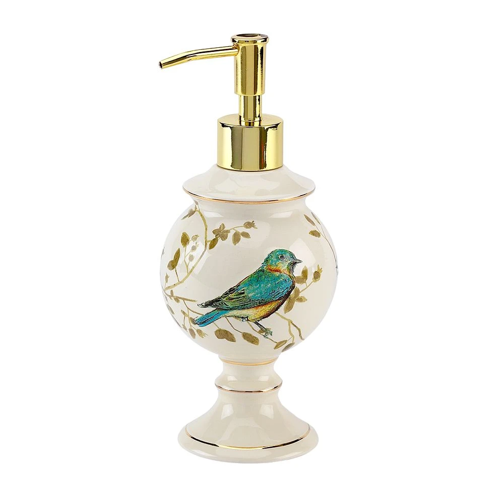 Avanti Gilded Birds Lotion Pump 3 Avanti Gilded Birds Lotion Pump