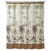 Avanti Colony Palm Fabric Shower Curtain -Camden Isle Sales Shop 2163243