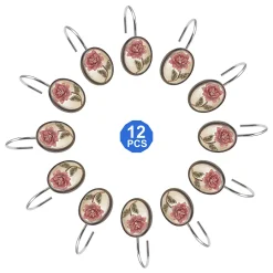 Popular Bath Larrisa 12-pack Shower Hooks -Camden Isle Sales Shop 2484622 ALT