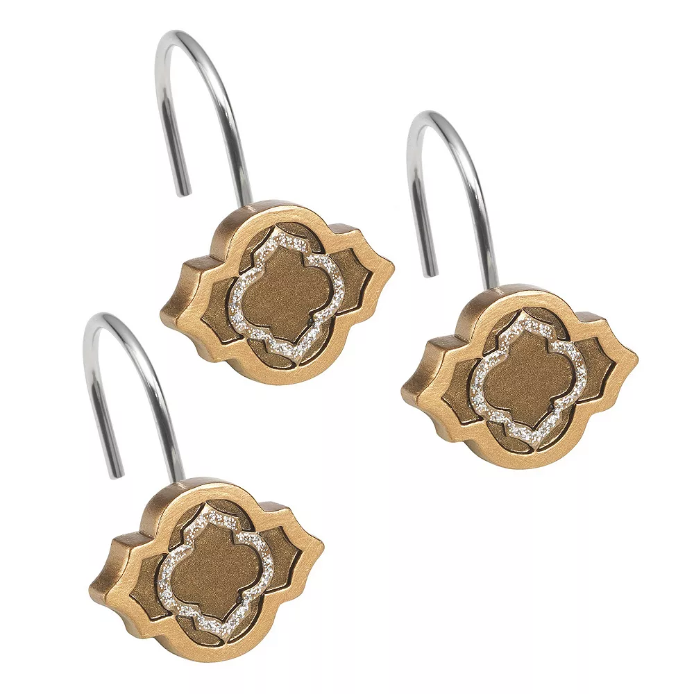 Popular Bath Spindle 12-pack Shower Hooks 3 Popular Bath Spindle 12-pack Shower Hooks