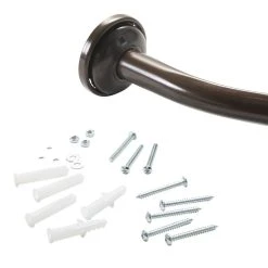 Bath Bliss Curved Shower Rod -Camden Isle Sales Shop 2534786 ALT3