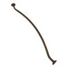 Bath Bliss Curved Shower Rod -Camden Isle Sales Shop 2534786 Brown