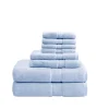 Madison Park Signature Cotton 8-piece Antimicrobial Bath Towel Set -Camden Isle Sales Shop 2849015 Light Blue