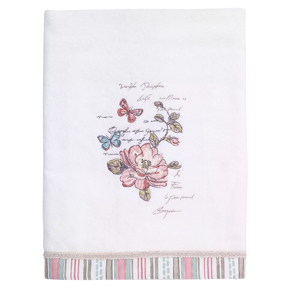 Avanti Butterfly Garden Bath Towel 3 Avanti Butterfly Garden Bath Towel