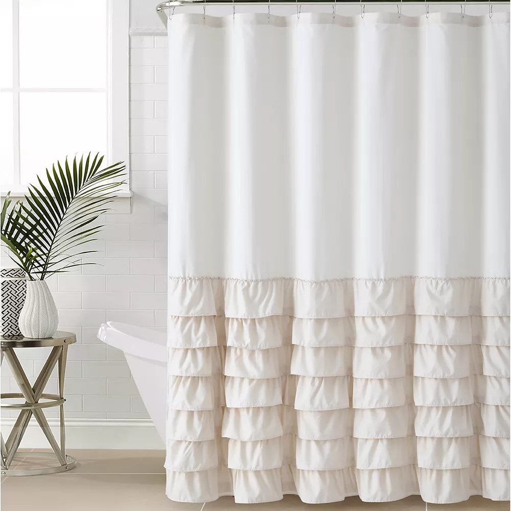 VCNY Home VCNY Melanie Ruffle Shower Curtain 3 VCNY Home VCNY Melanie Ruffle Shower Curtain