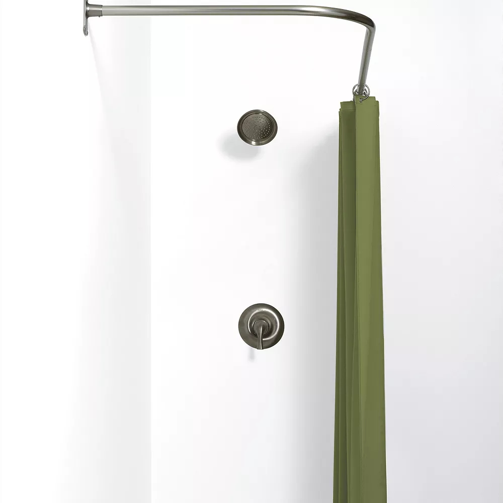 Zenna Home Never Rust L-Shaped Corner Shower Curtain Rod 5 Zenna Home Never Rust L-Shaped Corner Shower Curtain Rod - Image 3