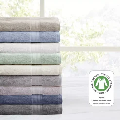 Madison Park Organic Cotton 6-piece Bath Towel Set -Camden Isle Sales Shop 3094188 ALT2