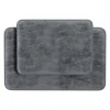 Portsmouth Home 2-piece Memory Foam Bath Mat Set -Camden Isle Sales Shop 3095607 Platinum