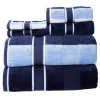 Portsmouth Home Oakville Velour 6-piece Bath Towel Set -Camden Isle Sales Shop 3120815 Navy