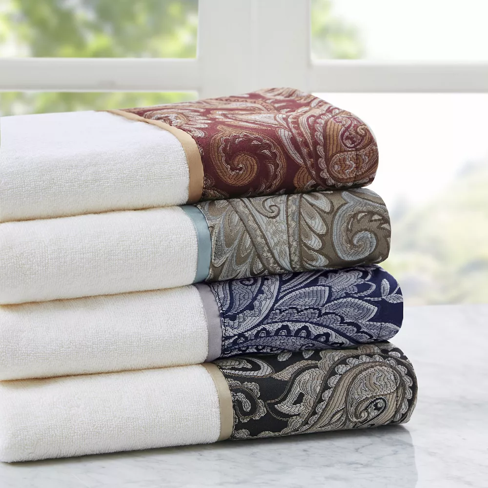 Madison Park Whitman Jacquard 6-piece Bath Towel Set 7 Madison Park Whitman Jacquard 6-piece Bath Towel Set - Image 5