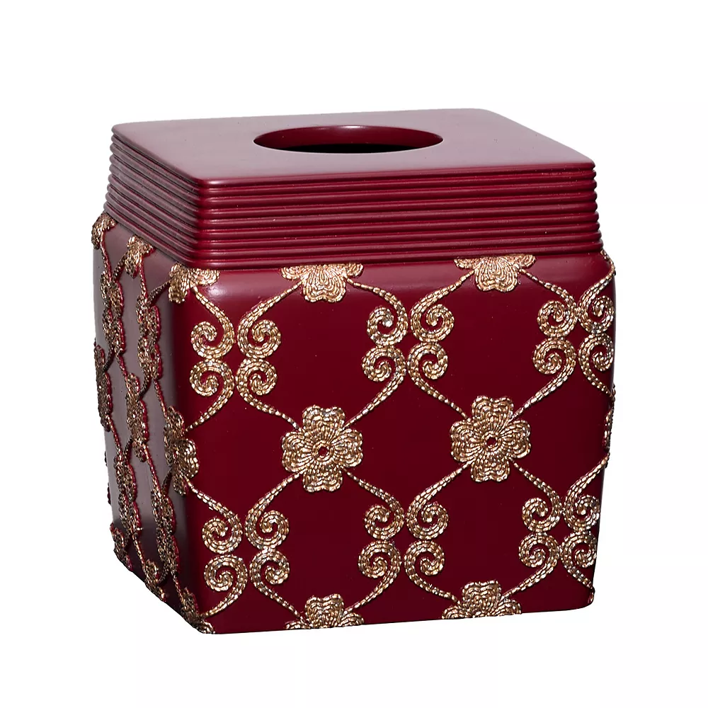 Popular Bath Elegant Rose Tissue Box 3 Popular Bath Elegant Rose Tissue Box