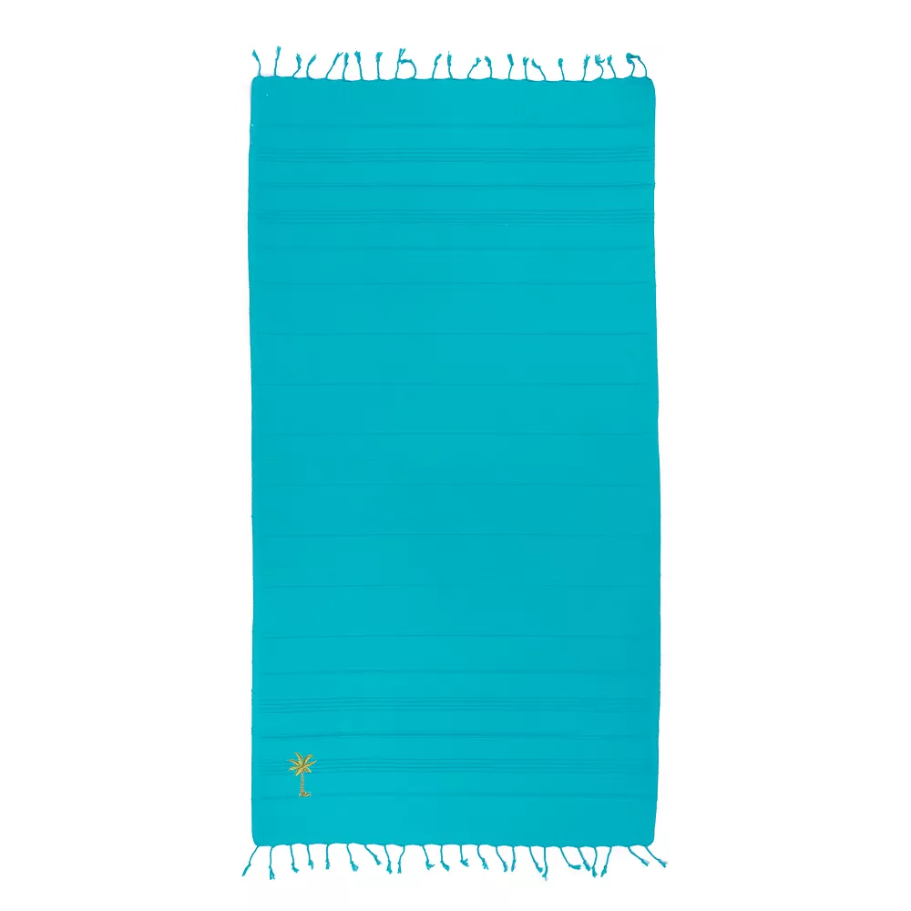 Jumping Beans Linum Home Textiles Summer Fun Breezy Palm Tree Pestemal Beach Towel 5 Jumping Beans Linum Home Textiles Summer Fun Breezy Palm Tree Pestemal Beach Towel - Image 3