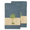 Linum Home Textiles Colton Embellished Bath Towel Set