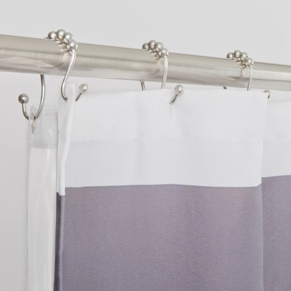 Sonoma Goods For Life® No Rust Double Roller Glide Shower Curtain Hooks 4 Sonoma Goods For Life® No Rust Double Roller Glide Shower Curtain Hooks - Image 2