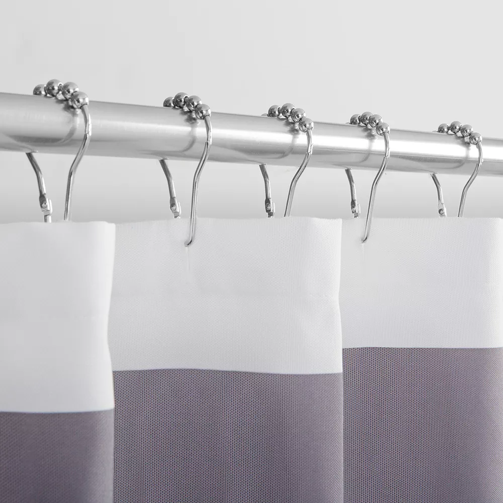 Sonoma Goods For Life® Hinged Roller Glide Shower Curtain Hooks 4 Sonoma Goods For Life® Hinged Roller Glide Shower Curtain Hooks - Image 2