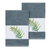 Linum Home Textiles Turkish Cotton Zoe Embellished Hand Towel Set