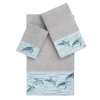Linum Home Textiles Turkish Cotton Mia 3-piece Embellished Towel Set -Camden Isle Sales Shop 3423598 Light Gray