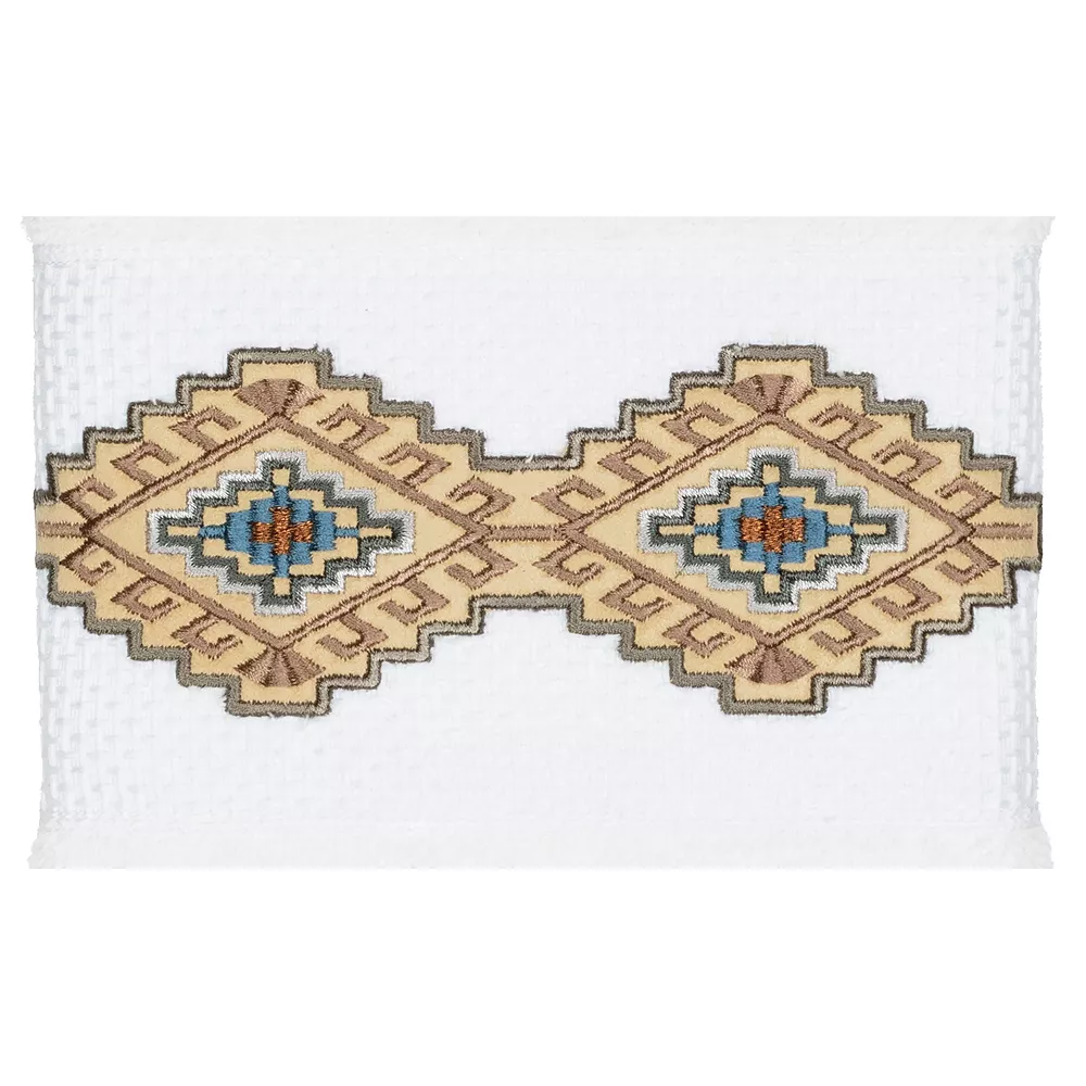 Linum Home Textiles 3-piece Turkish Cotton Gianna Embellished Towel Set 4 Linum Home Textiles 3-piece Turkish Cotton Gianna Embellished Towel Set - Image 2