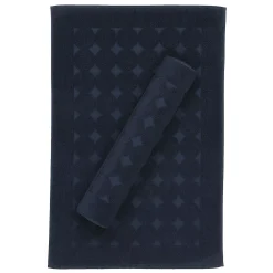 Linum Home Textiles 2-pack Turkish Cotton Sinemis Circle Design Bath Mat Set