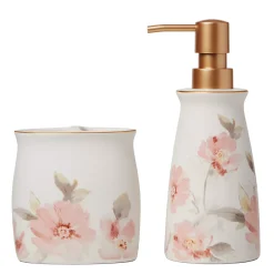 Saturday Knight, Ltd. Misty Floral Toothbrush Holder -Camden Isle Sales Shop 3511095 ALT5