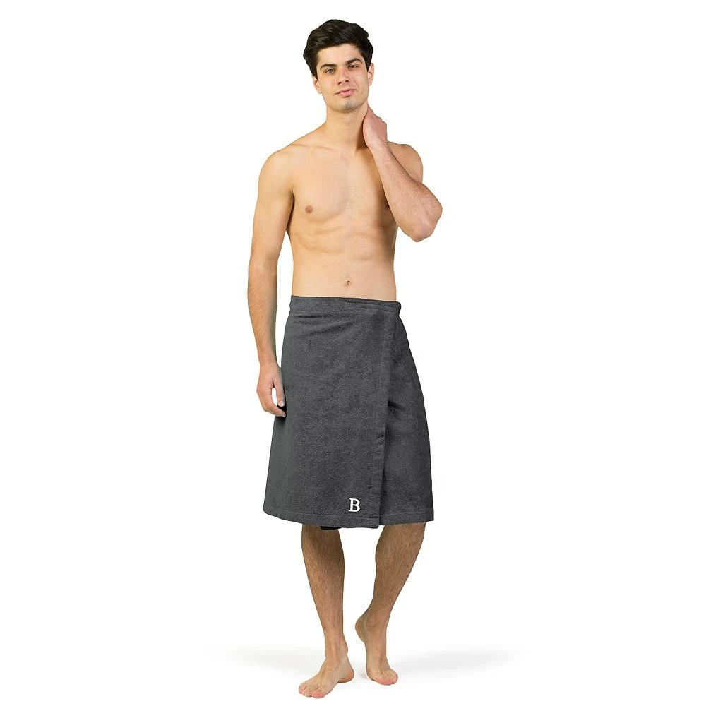 Linum Home Textiles Turkish Cotton Personalized Men's Terry Body Wrap 6 Linum Home Textiles Turkish Cotton Personalized Men's Terry Body Wrap - Image 4