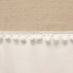 Lush Décor Lush Decor Adelyn Pom Pom Shower Curtain -Camden Isle Sales Shop 3615561 ALT