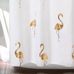 Lush Décor Lush Decor Flamingo Shower Curtain -Camden Isle Sales Shop 3615572 ALT3