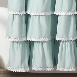 Lush Décor Lush Decor Ella Lace Ruffle Shower Curtain 5 Lush Décor Lush Decor Ella Lace Ruffle Shower Curtain -Camden Isle Sales Shop 3615681 ALT