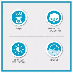 Madison Park Signature 2-pack Antimicrobial Cotton Bath Sheet Set -Camden Isle Sales Shop 3771106 ALT5