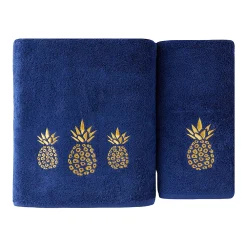 Saturday Knight, Ltd. Gilded Pineapple Bath Towel -Camden Isle Sales Shop 3812721 ALT2