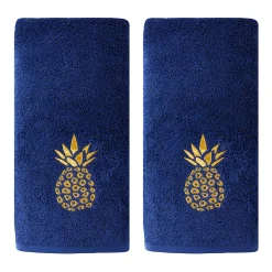 Saturday Knight, Ltd. 2-pack Gilded Pineapple Hand Towel