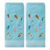 Saturday Knight, Ltd. 2-pack Flip Flops Hand Towel -Camden Isle Sales Shop 3812744