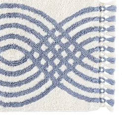 Saturday Knight, Ltd. Fringed Waves Bath Rug -Camden Isle Sales Shop 3812785 ALT3