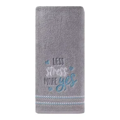 Saturday Knight, Ltd. 2-pack "Less Stress More Yes" Hand Towel -Camden Isle Sales Shop 3812801 ALT2