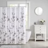 Madison Park Sylvan Floral Printed Burnout Shower Curtain -Camden Isle Sales Shop 3952039 Purple