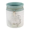 Avanti Coastal Farmhouse Shell Wastebasket 1 Avanti Coastal Farmhouse Shell Wastebasket -Camden Isle Sales Shop 3975614