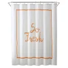 Freshee Fresh Text Water Repellent & Odor Resistant Shower Curtain & Liner -Camden Isle Sales Shop 3996386