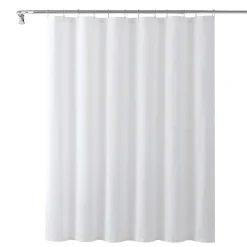 Freshee Solid Design Water Repellent & Odor Resistant Shower Curtain & Liner