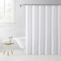 Freshee Solid Design Water Repellent & Odor Resistant Shower Curtain & Liner -Camden Isle Sales Shop 3996388 ALT3