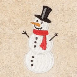 Linum Home Textiles 2-pack Snowman Embroidered Hand Towel Set 7 Linum Home Textiles 2-pack Snowman Embroidered Hand Towel Set -Camden Isle Sales Shop 4130660 ALT2