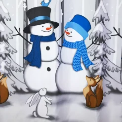 Saturday Knight, Ltd. Winter Friends Shower Curtain -Camden Isle Sales Shop 4130870 ALT