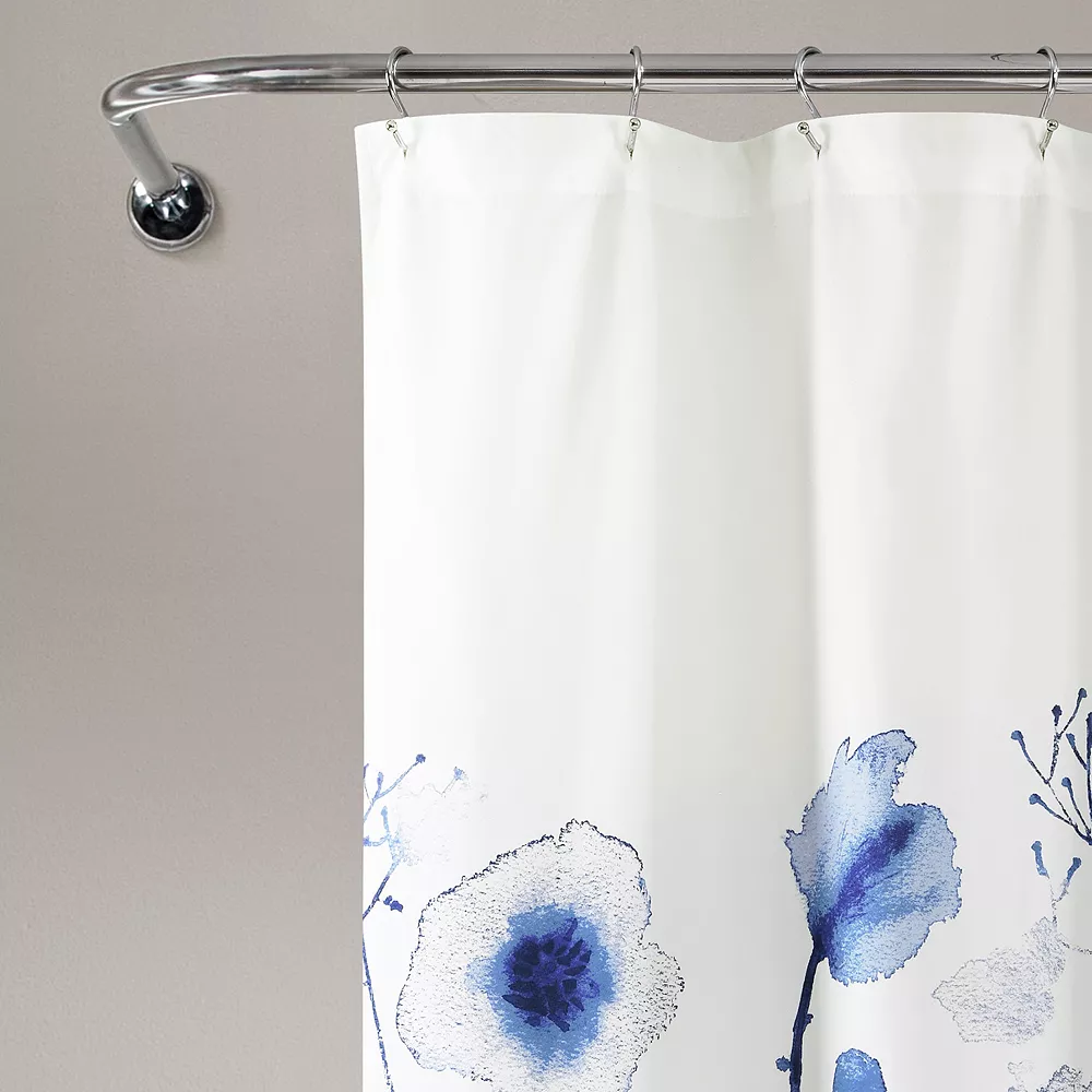 Lush Décor Lush Decor Zuri Flora Shower Curtain 4 Lush Décor Lush Decor Zuri Flora Shower Curtain - Image 2